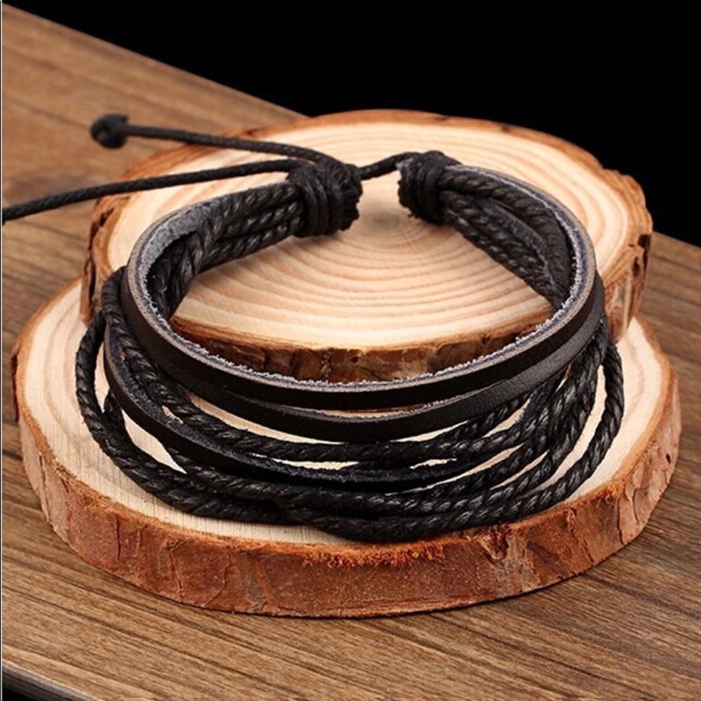 100% hand woven multi layer bracelet